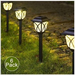 6 pack solar lights